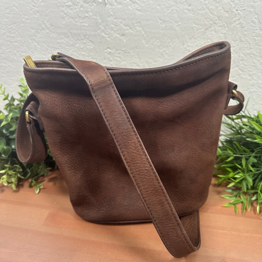 Coach Brown Leather Crossbody Bag